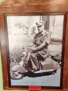 general thimayya on a scooter